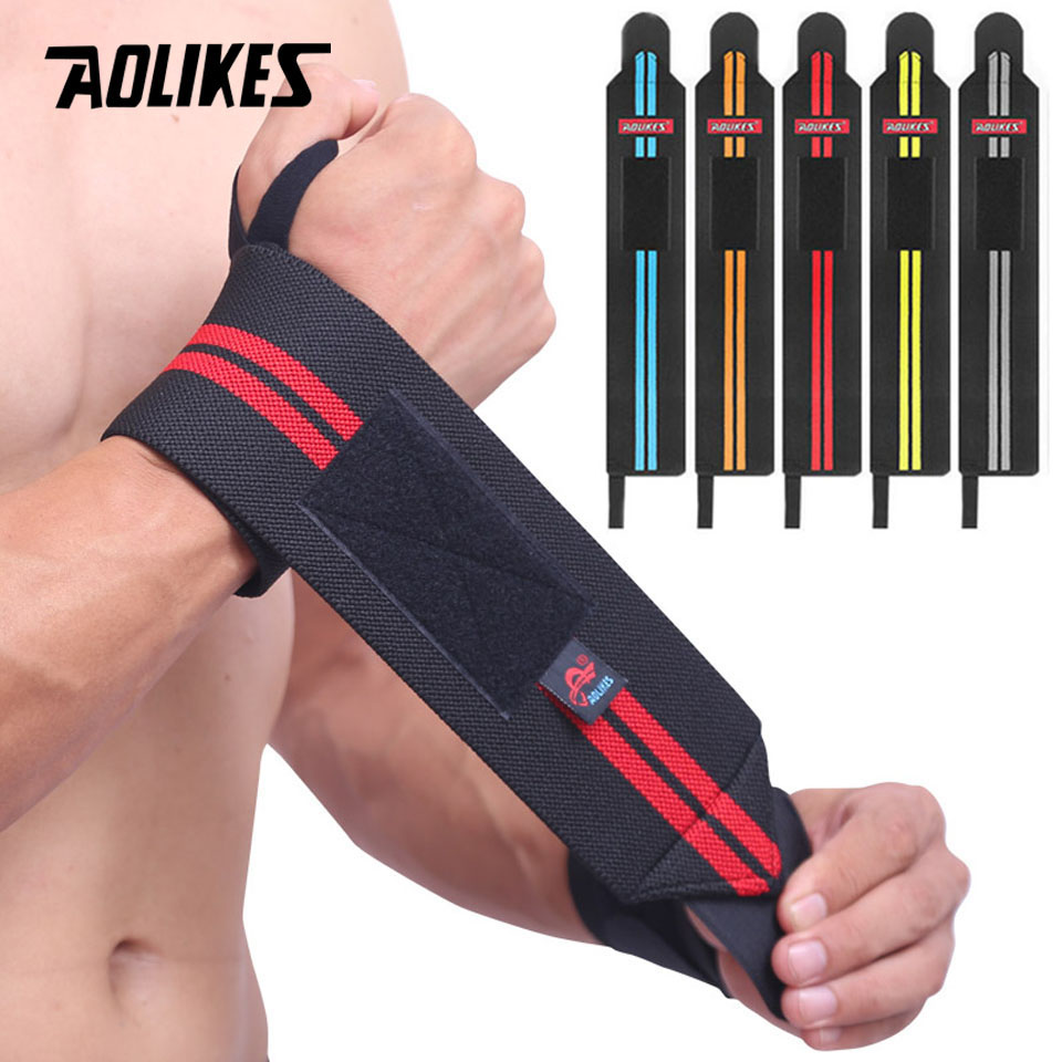 Lifting Straps Wrist - AOLIKES 1 Pair Wristband Wrist Support