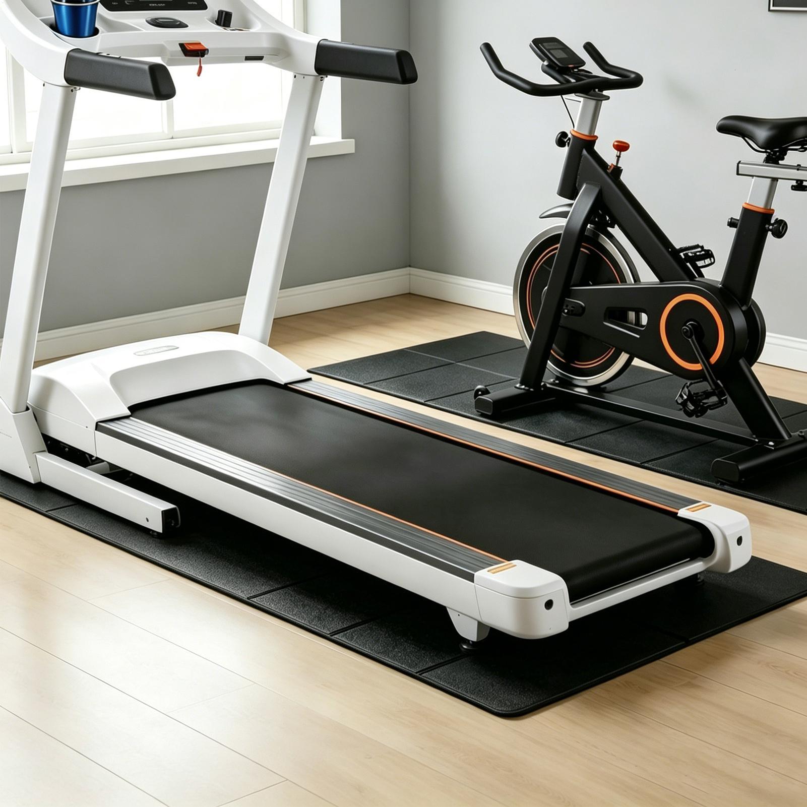 Home Gym Equipment - Treadmill Pads For Floor Non Slip