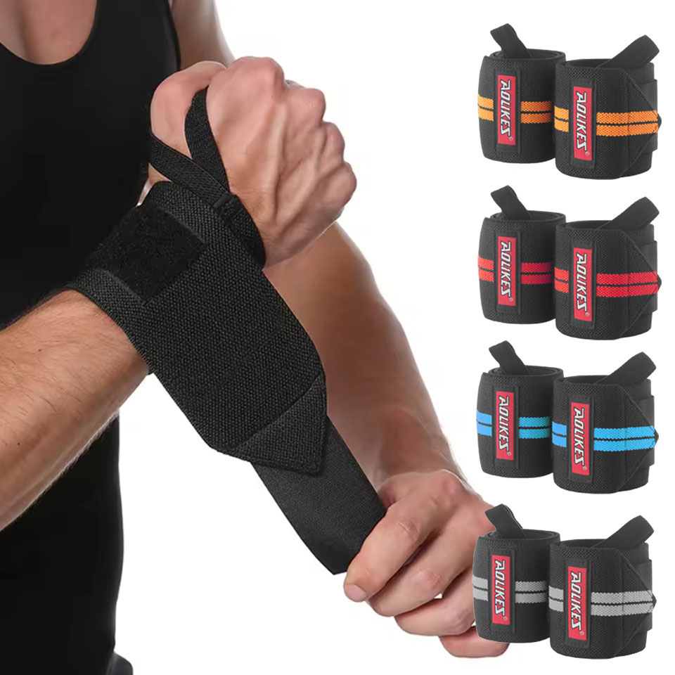 Lifting Straps Wrist - AOLIKES Fitness Wrist Wraps Weight Lifting