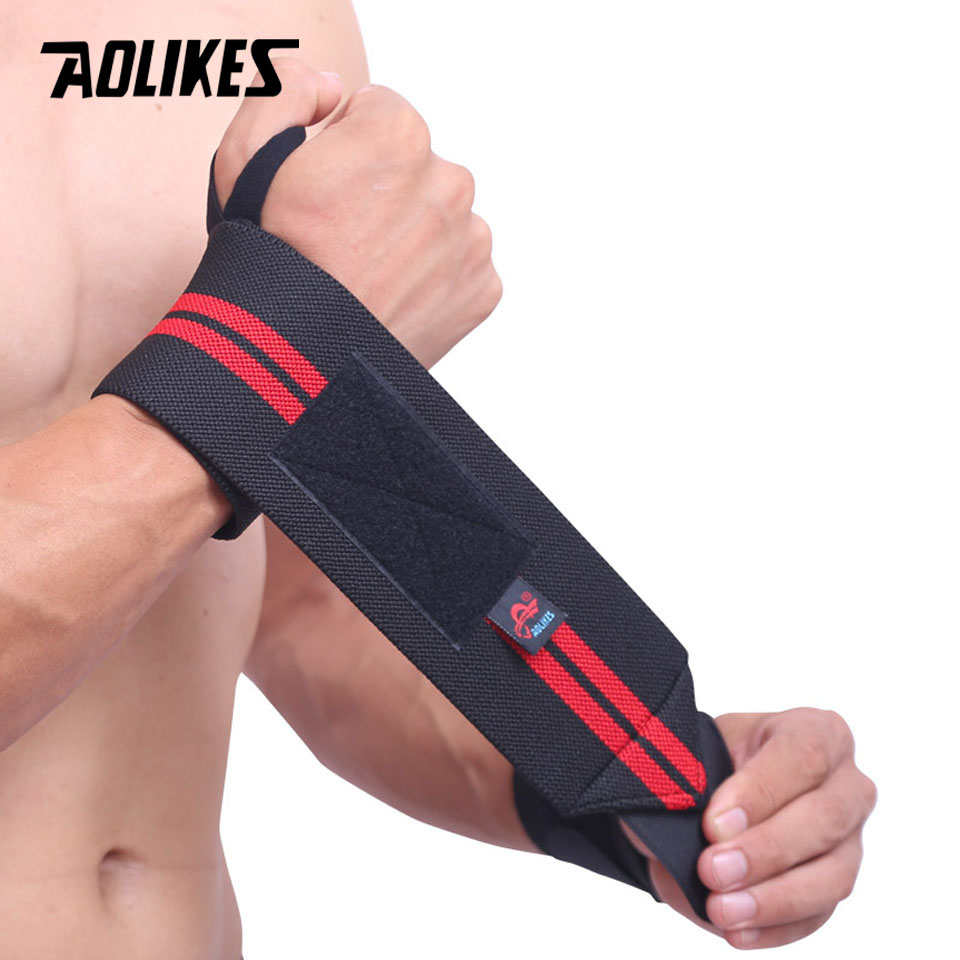 AOLIKES 1 Pair Wristband Wrist - огляд і ціна Lifting Straps Wrist
