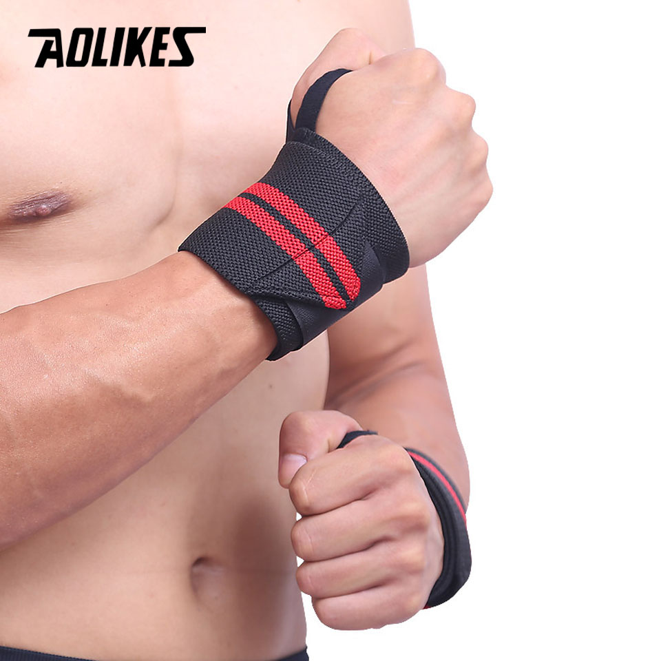 AOLIKES 1 Pair Wristband Wrist - огляд і ціна Lifting Straps Wrist
