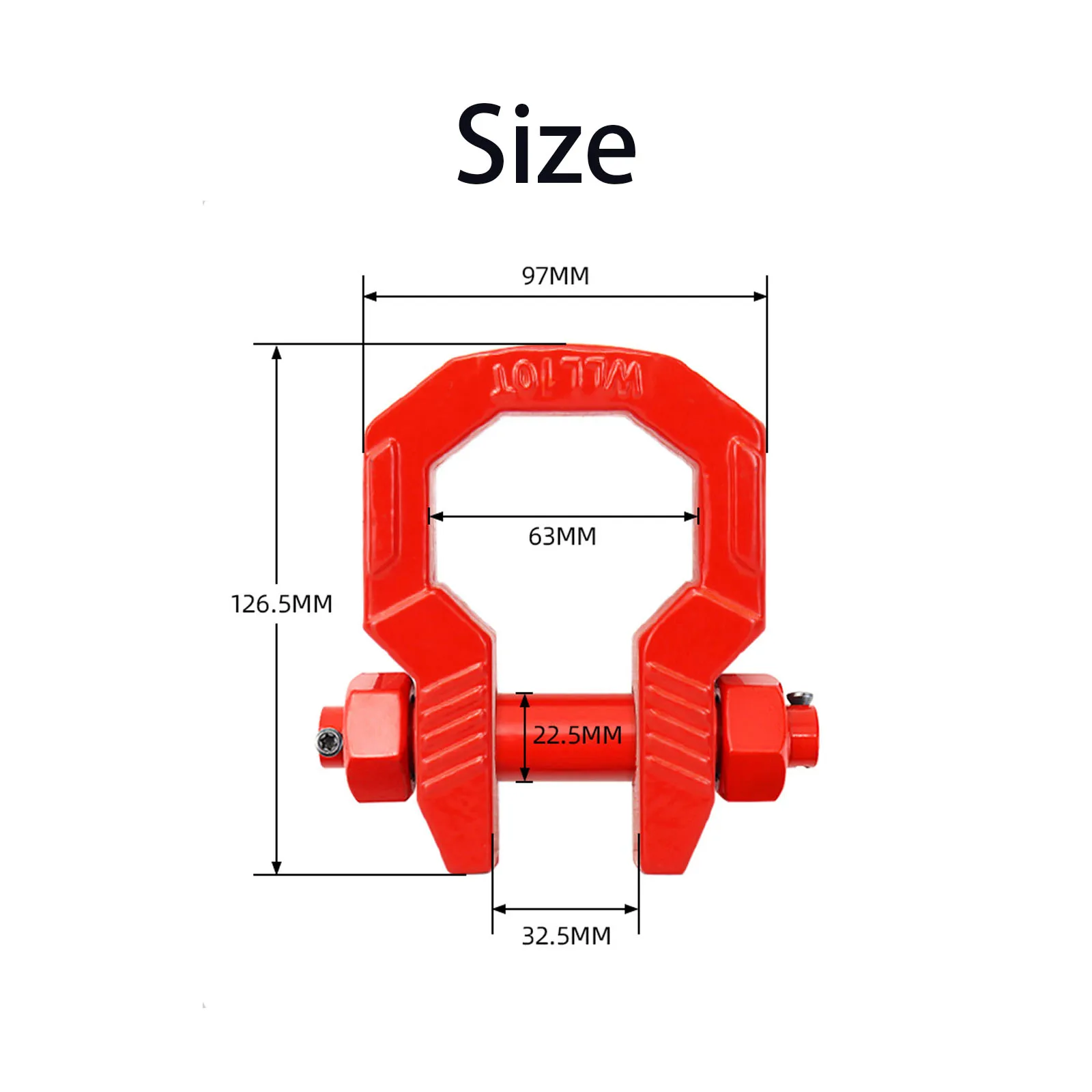 2PCS D Heavy Duty 3/4” Shackle - огляд і ціна Head Racket Boom