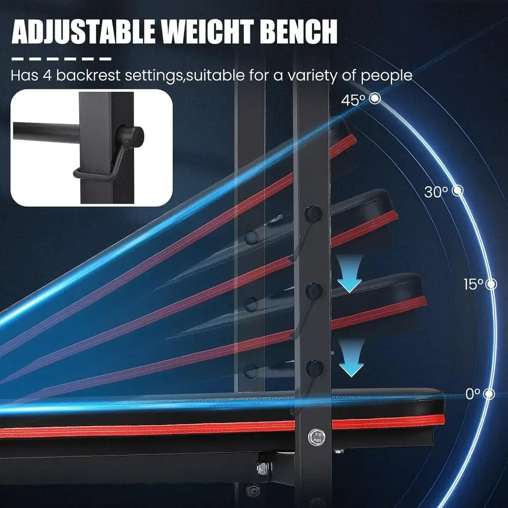 8-in-1 Adjustable Weight Bench - огляд і ціна Home Gym Leg Extension