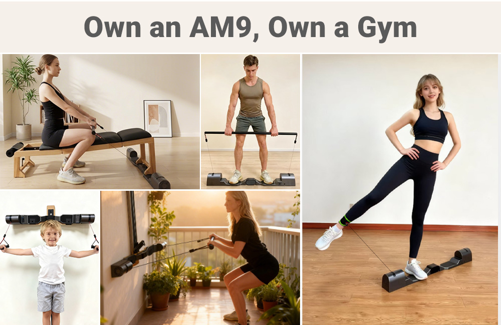 AM9 Professional Home Gym Fitn - огляд і ціна Home Gym Leg Extension