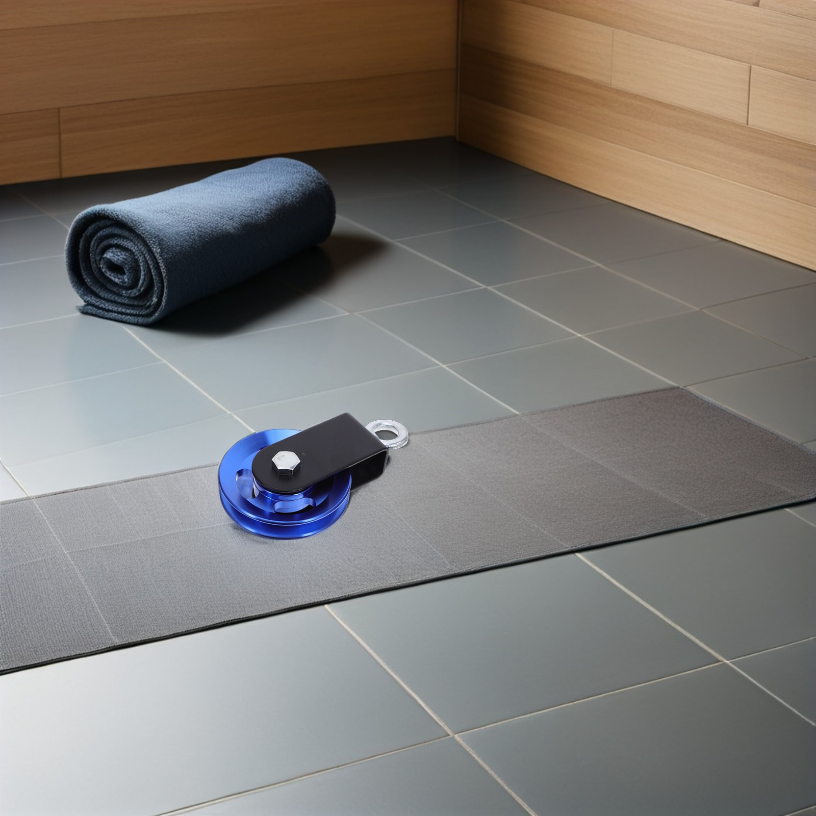 Blue Aluminum Cable Pulley Whe - огляд і ціна Home Gym Equipment Diy
