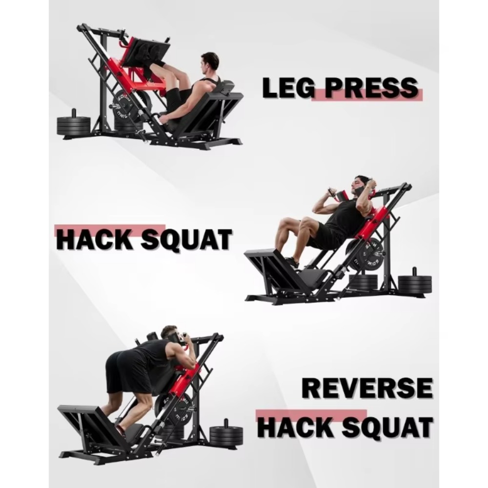 3-in-1 Leg Press Hack Squat Ma - огляд і ціна Home Gym Quad