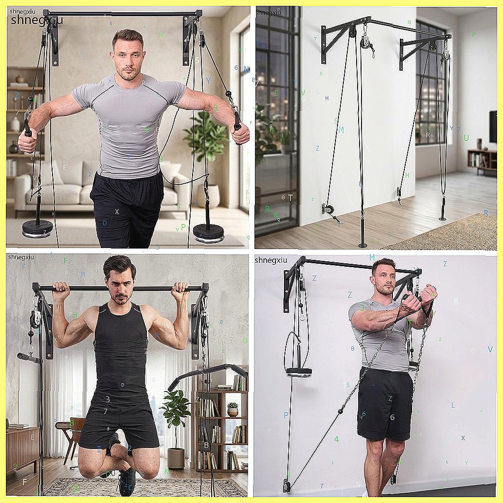 Wall Mounted DIY Fitness Pulle - огляд і ціна Home Gym Equipment Diy