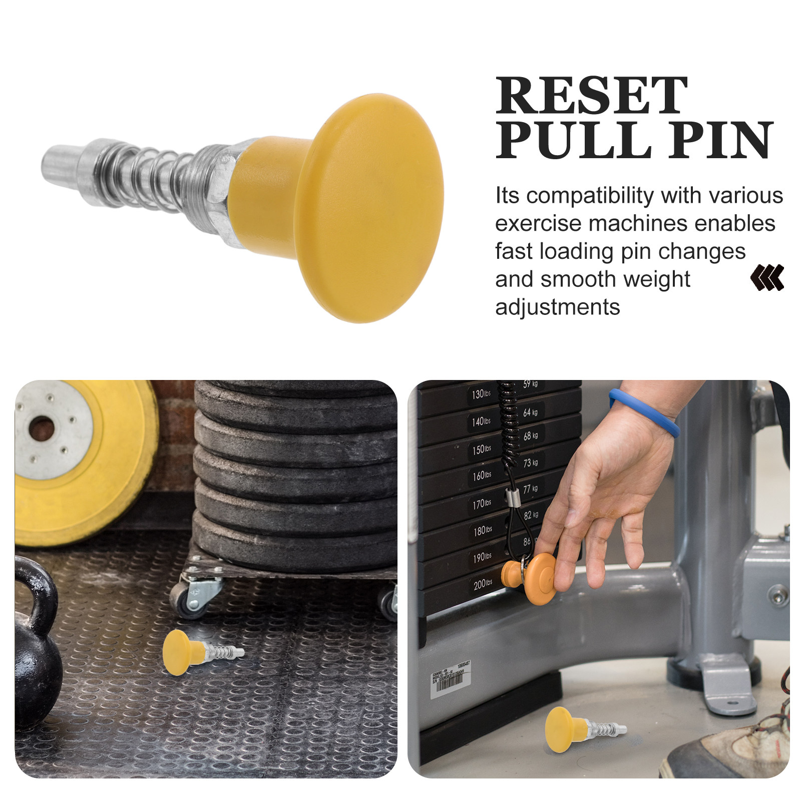 Gym Pull Pin Knob Fitness Equi - огляд і ціна Home Gym No Equipment