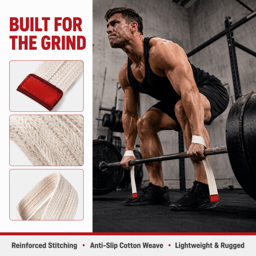 2PCS Cotton Lifting Straps Bre - огляд і ціна Lifting Straps Wrist