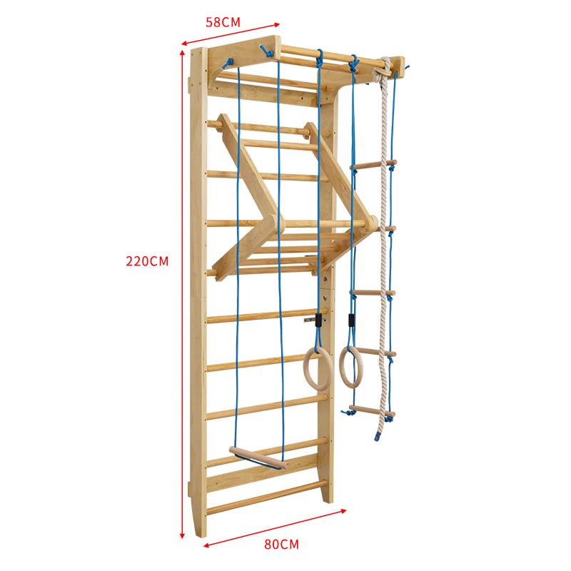 Outdoor Wooden Climbing Frame  - огляд і ціна Home Gym No Equipment