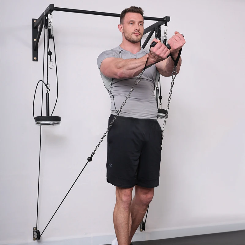 Wall Mounted DIY Fitness Pulle - огляд і ціна Home Gym Equipment Diy
