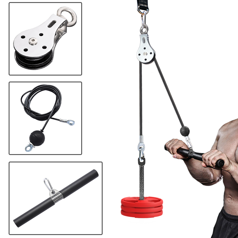 Gym Fitness DIY Pully Cable Ma - огляд і ціна Home Gym Equipment Diy
