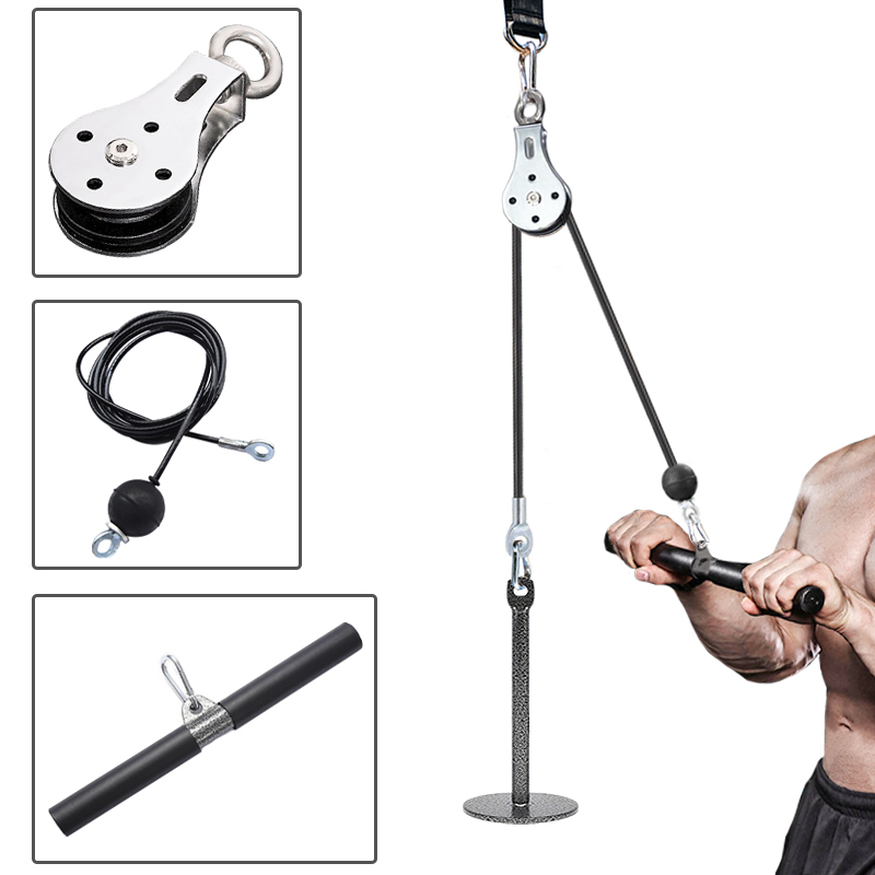 Gym Fitness DIY Pully Cable Ma - огляд і ціна Home Gym Equipment Diy