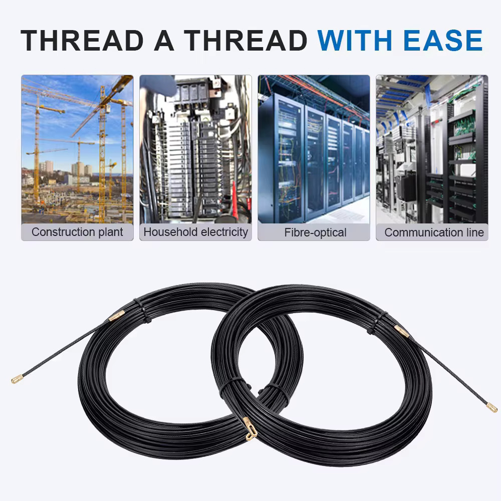 3mm 5M-40M Nylon Cable Puller  - огляд і ціна Cable Pulley System