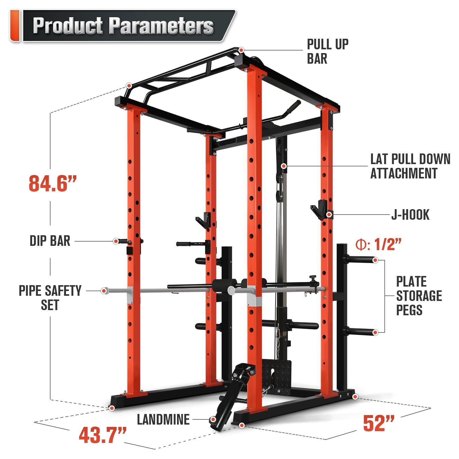Commercial  Multi-function Pow - огляд і ціна Home Gym Fitness