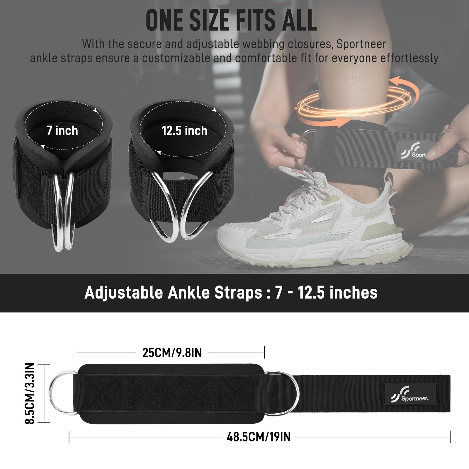 Sportneer Adjustable Ankle Str - огляд і ціна Home Gym Leg Extension