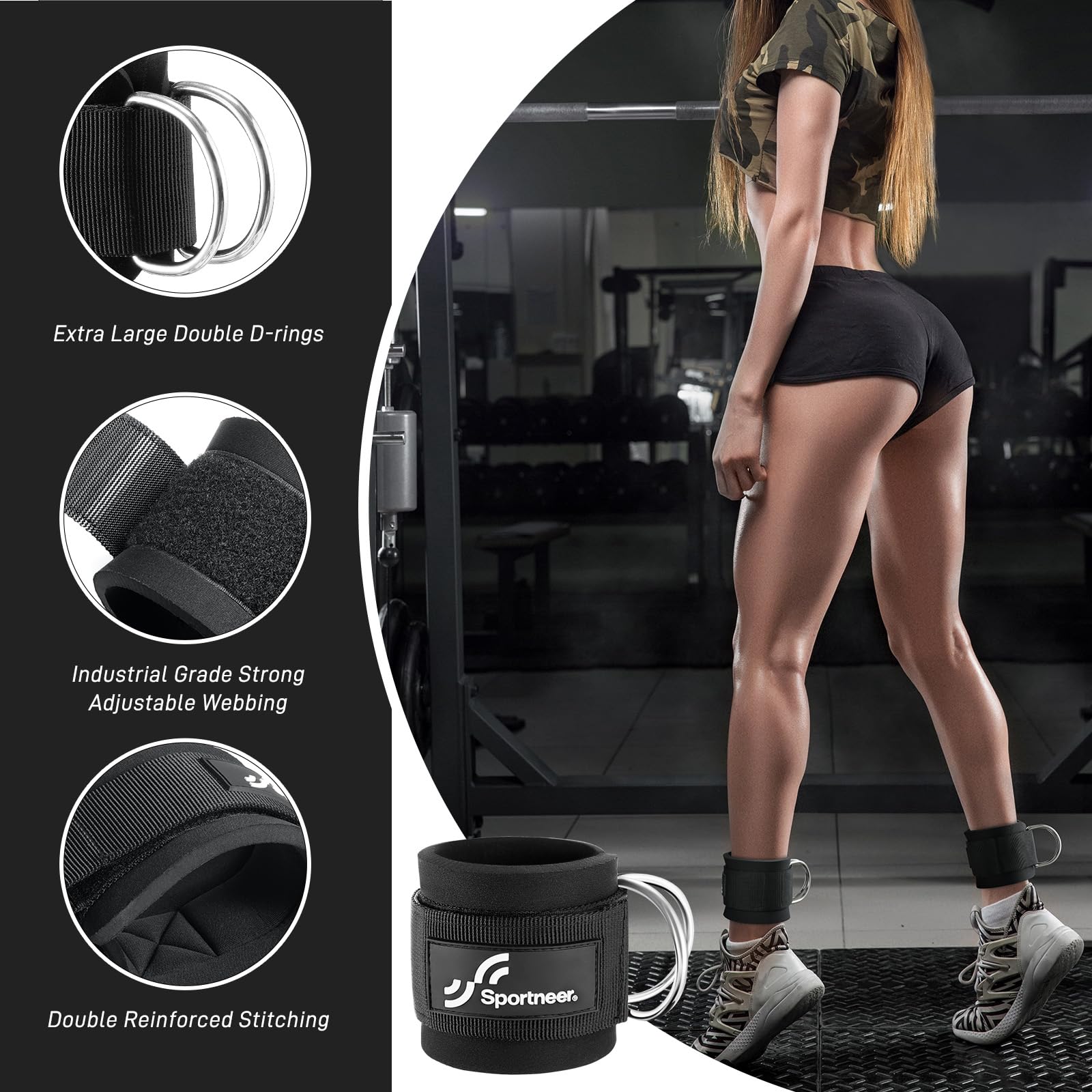 Sportneer Adjustable Ankle Str - огляд і ціна Home Gym Leg Extension