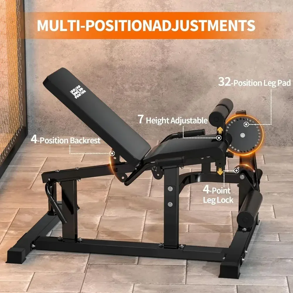 700LB Capacity Plate Loaded Le - огляд і ціна Home Gym Quad