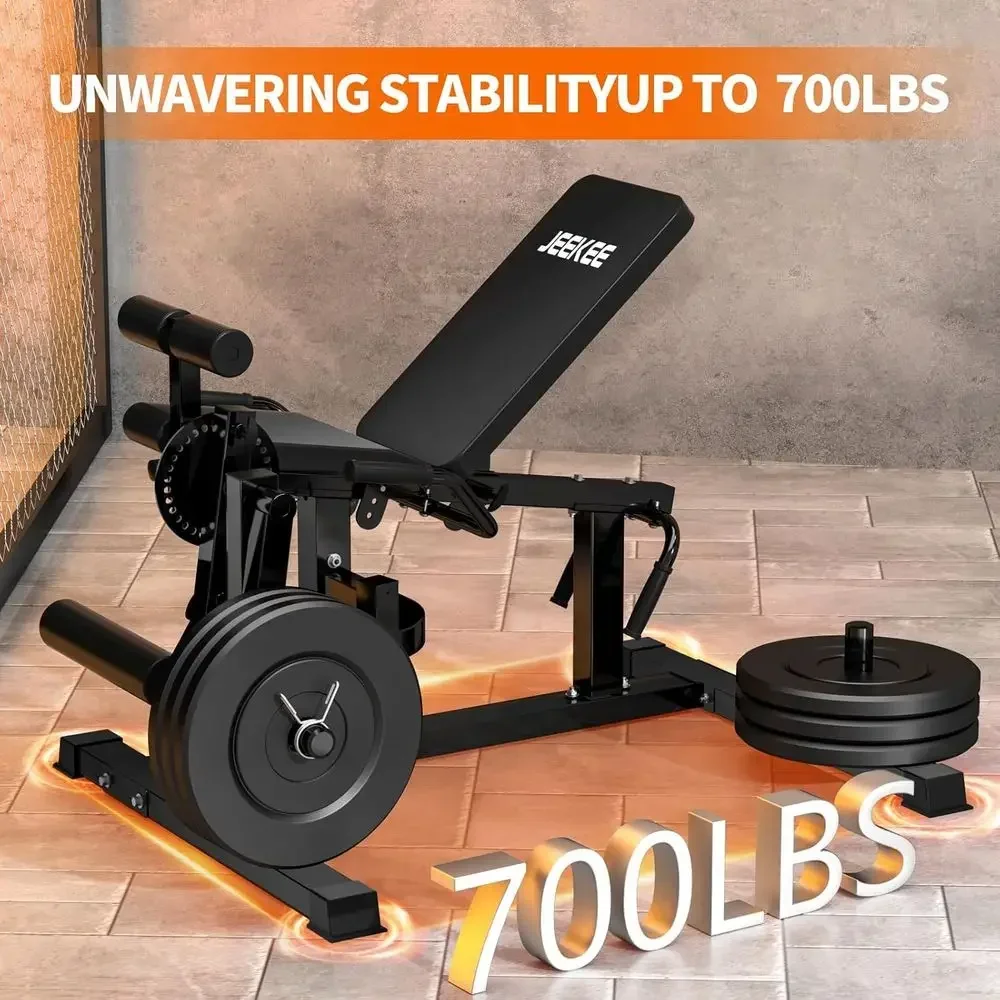 700LB Capacity Plate Loaded Le - огляд і ціна Home Gym Quad