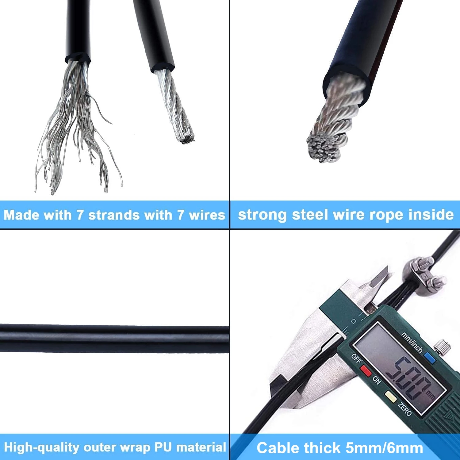100Meters 4/5/6mm Thick Home W - огляд і ціна Cable Pulley System