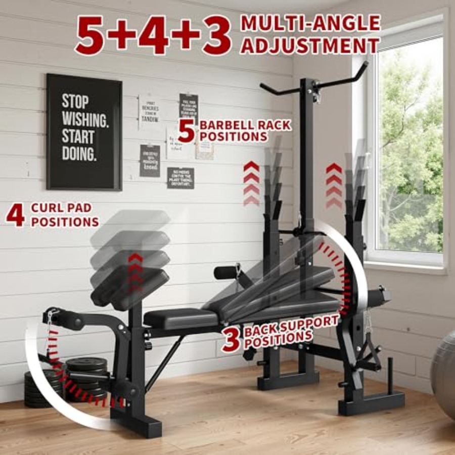 Home Gym Weight Bench Set: Ste - огляд і ціна Home Gym Leg Extension