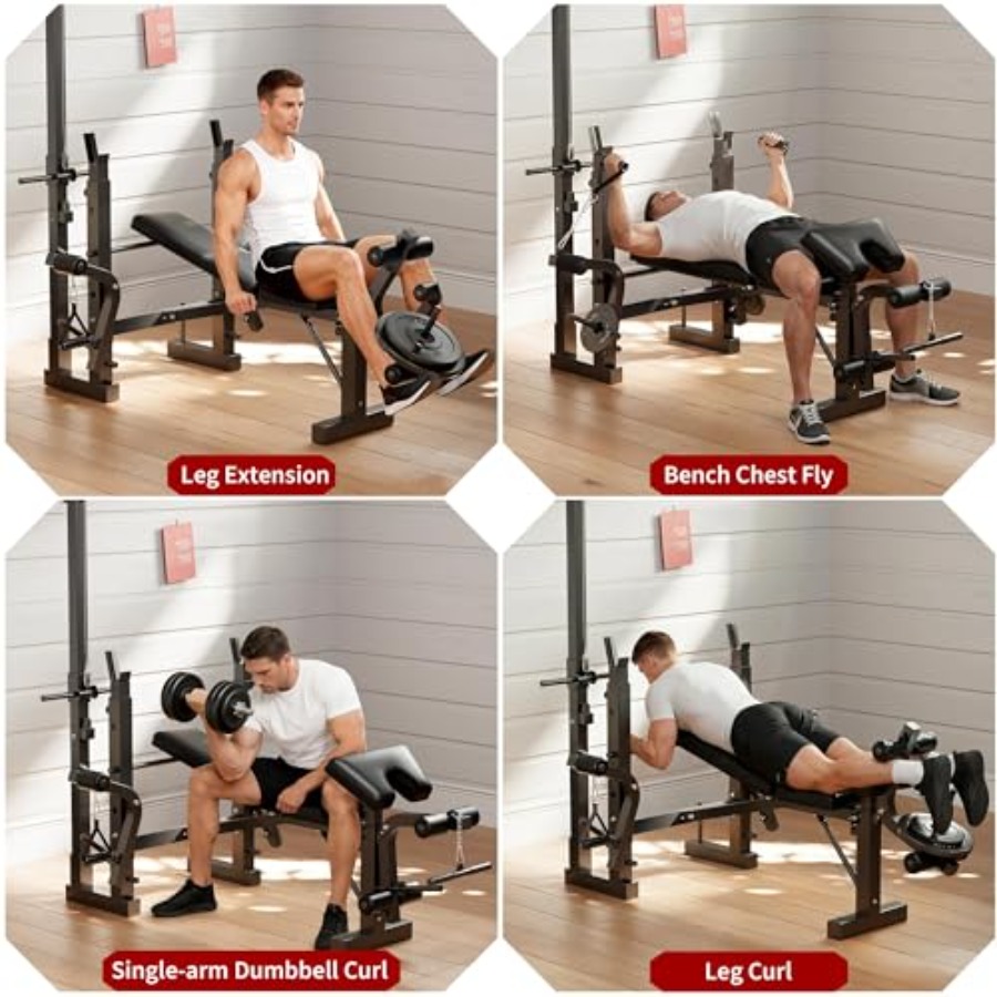 Home Gym Weight Bench Set: Ste - огляд і ціна Home Gym Leg Extension