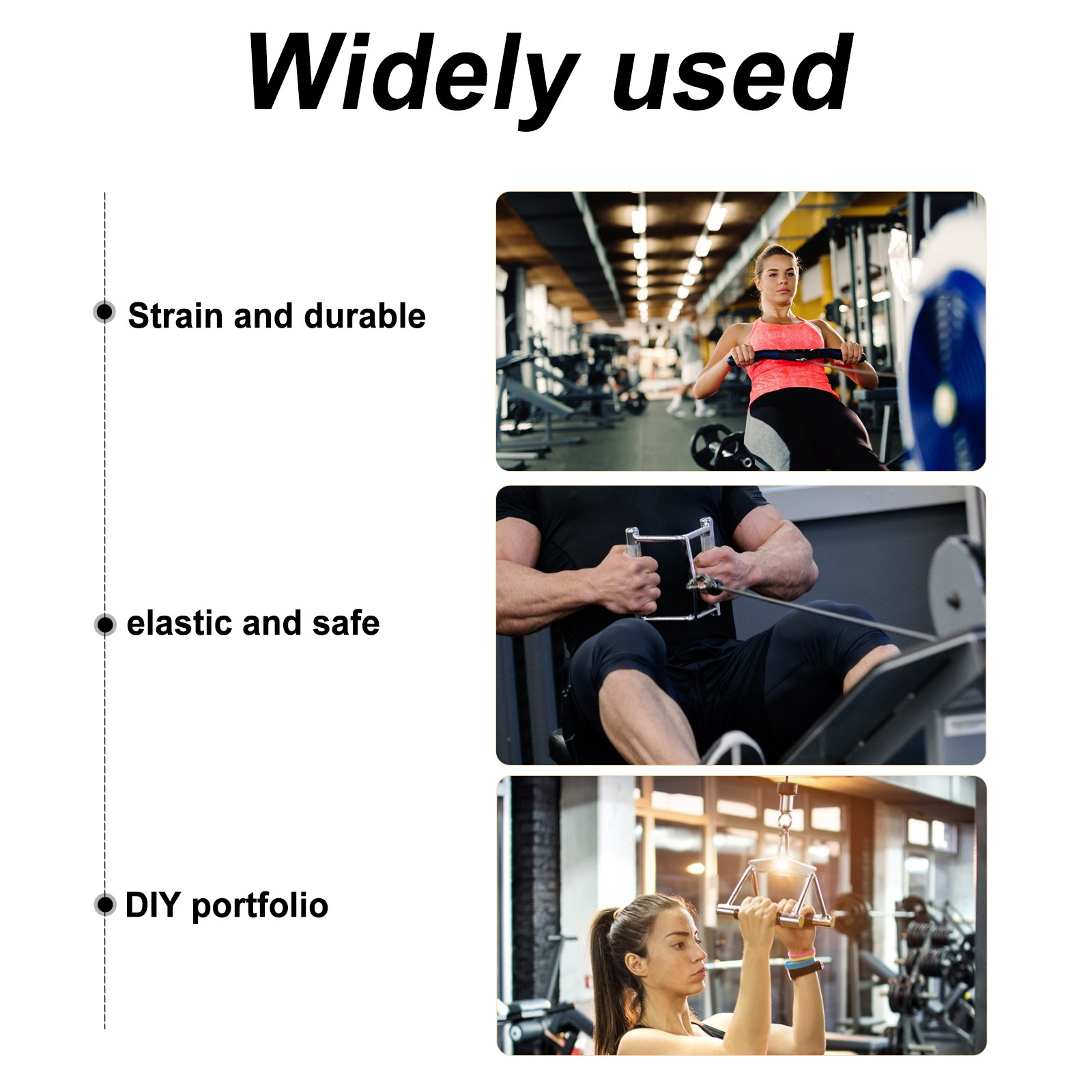1Set DIY Gym Wire Rope Adjusta - огляд і ціна Home Gym Equipment Diy