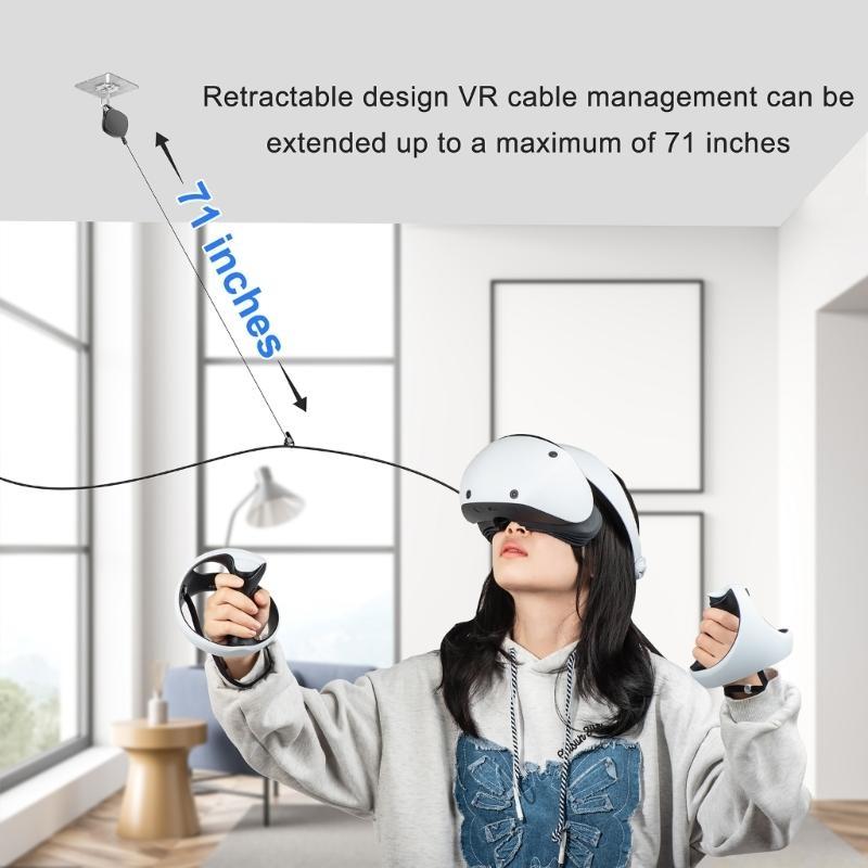 F62C Virtual Reality Headphone - огляд і ціна Cable Pulley System