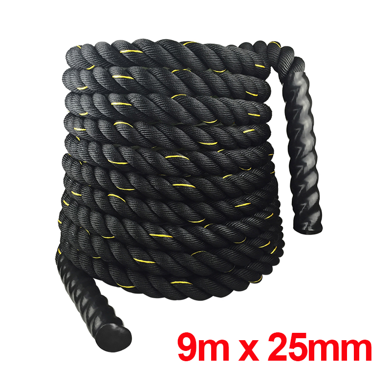 9M/12M/15M Fitness Battle Rope - огляд і ціна Home Gym No Equipment