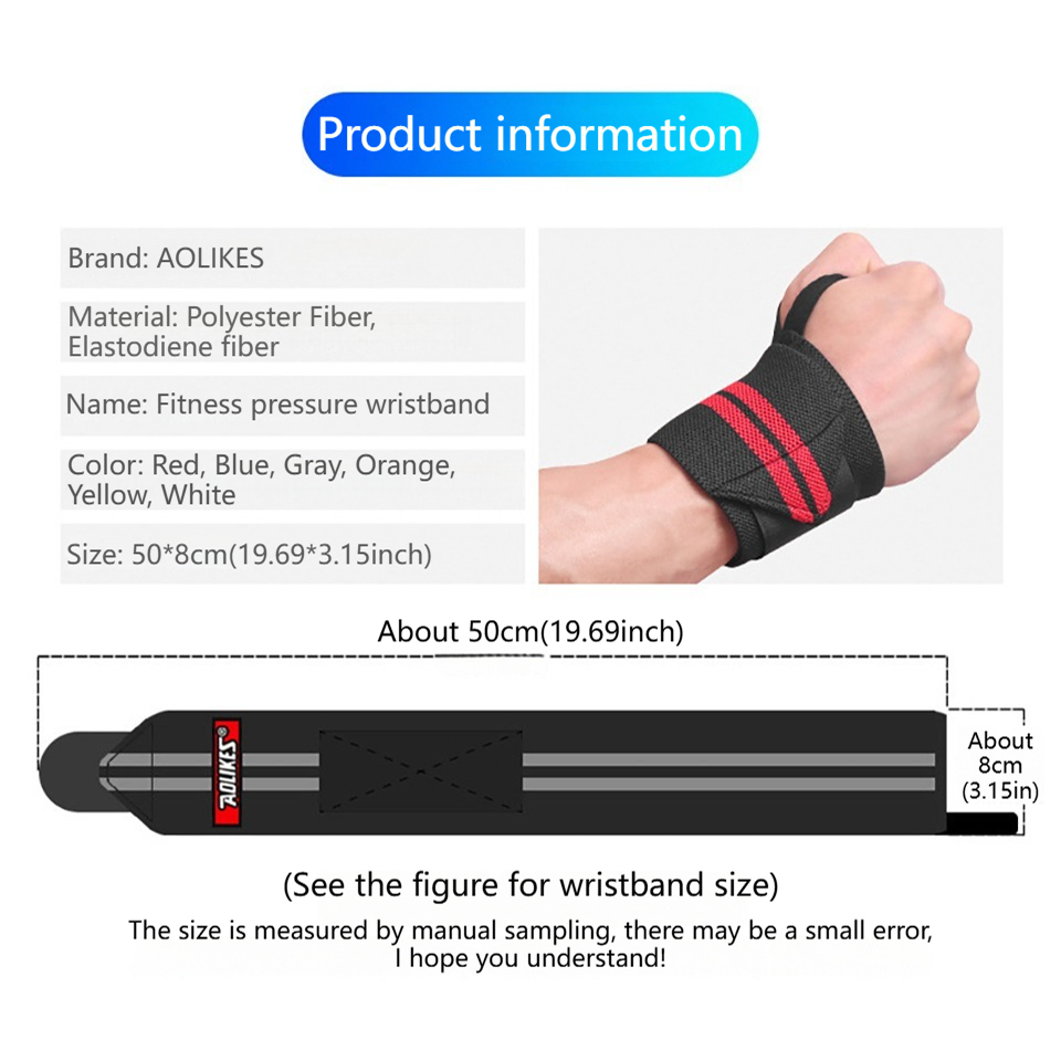 AOLIKES Fitness Wrist Wraps We - огляд і ціна Lifting Straps Wrist